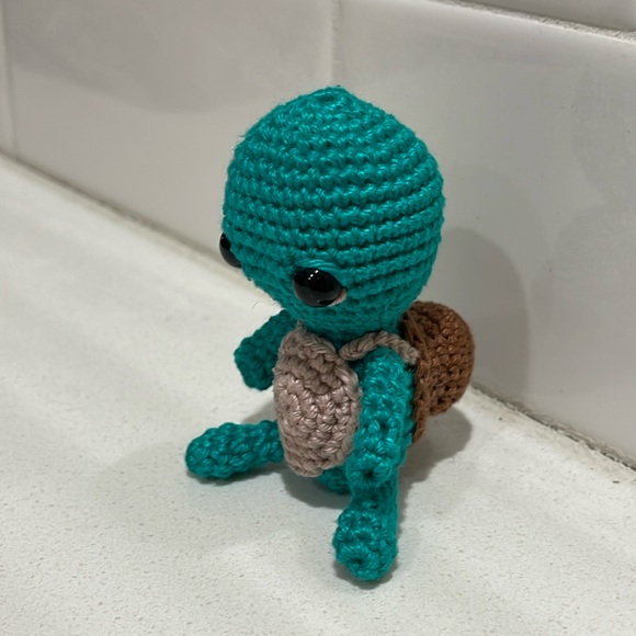 Hand Crafted Other - Handcrafted Timmy Turtle Decor Amigurui Crochet Figure